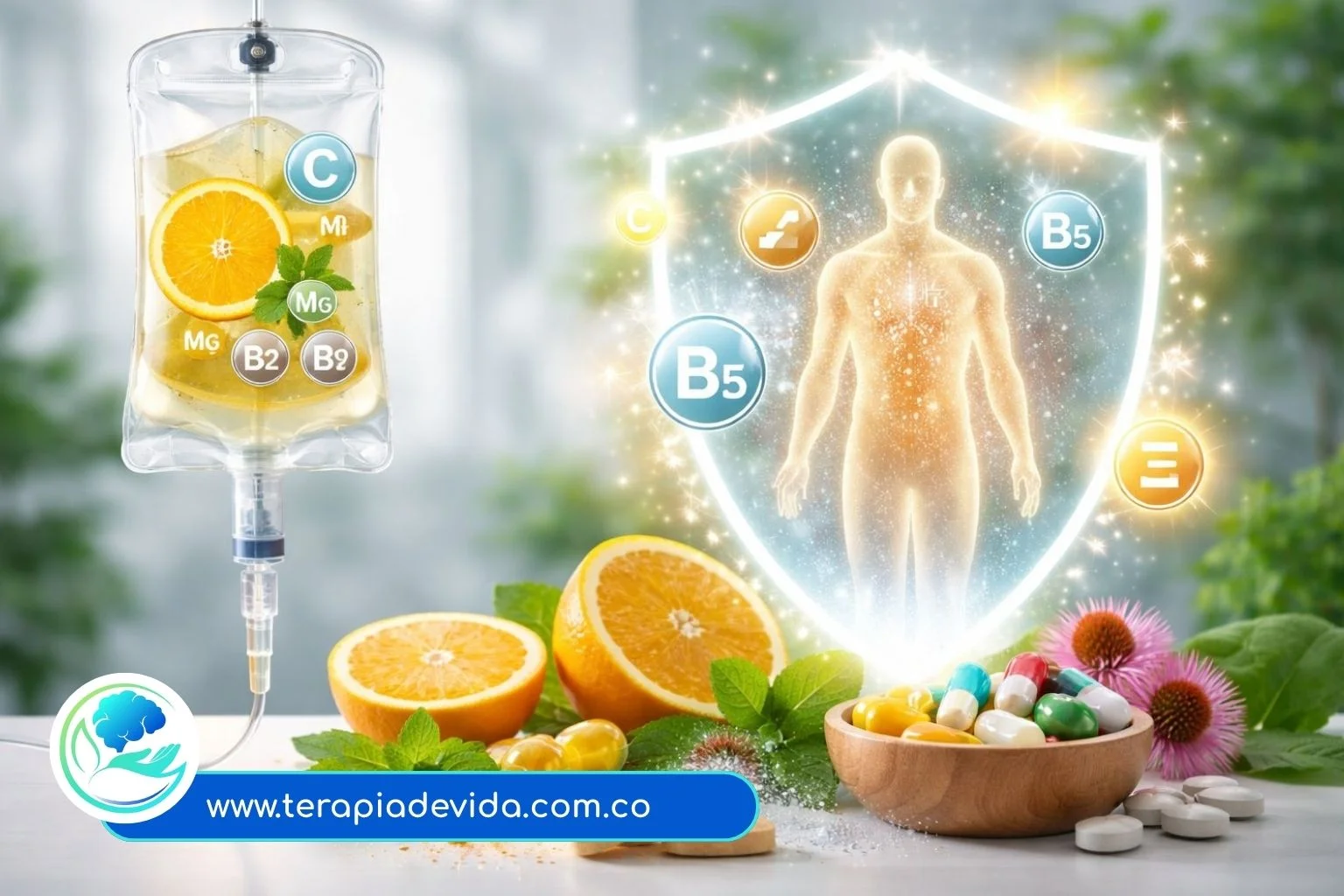 suero para gripas y alergias