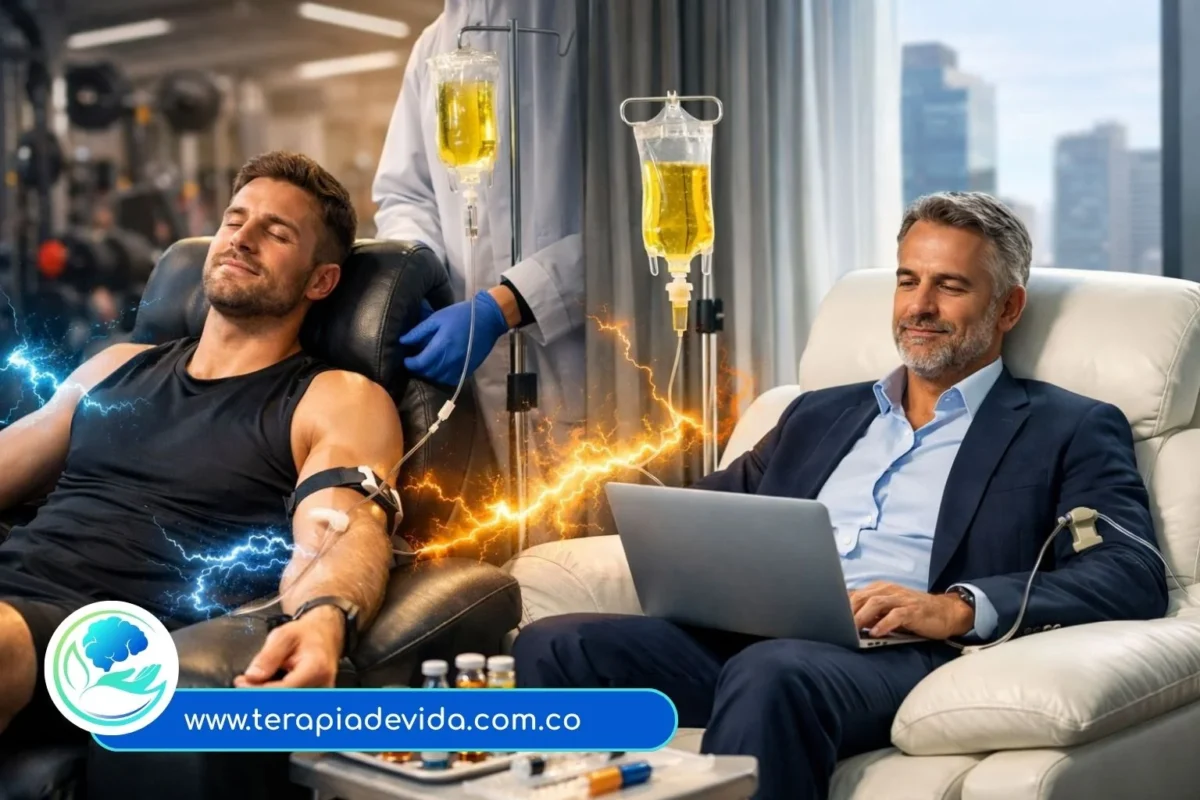 sueroterapia para cansancio extremo