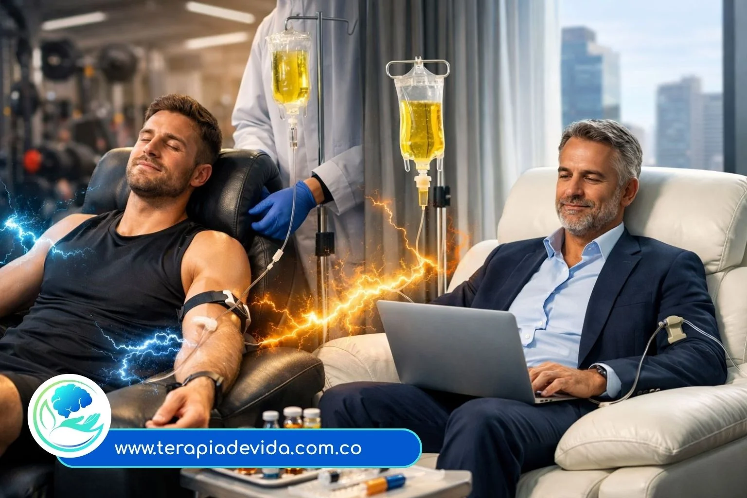 sueroterapia para cansancio extremo