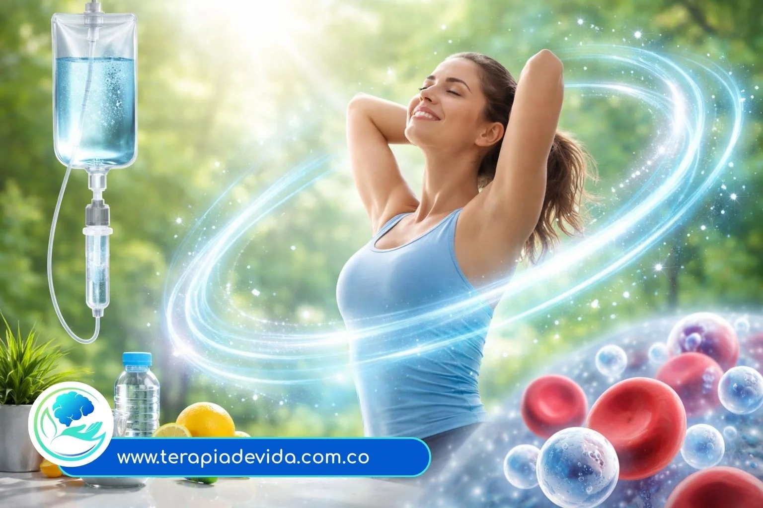 suero vitaminico con ozono para vitalidad en Bogota