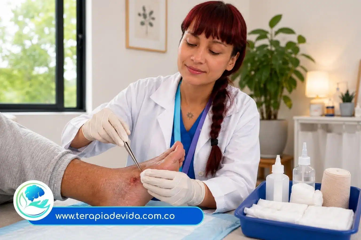 curacion de pie diabetico a domicilio